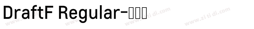 DraftF Regular字体转换